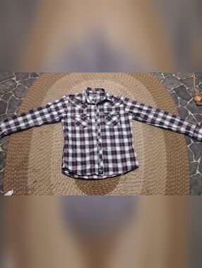 Rock 47 by Wrangler mens pearl snap shirt